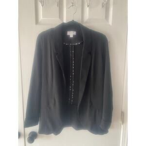 NWOT Elle Lightweight Black Blazer Size x-small‎
